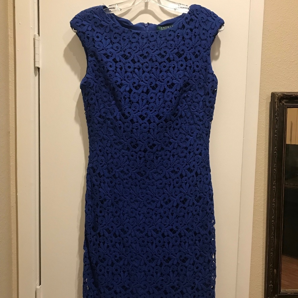 Blue Lace Ralph Lauren Dress